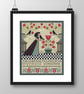 313 - Raven & Roses Cross Stitch Pattern Gothic Victorian Alphabet Sampler (PDF) - Image 3