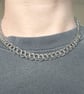 Half Persian Stainless Steel Chainmaille Necklace 18"