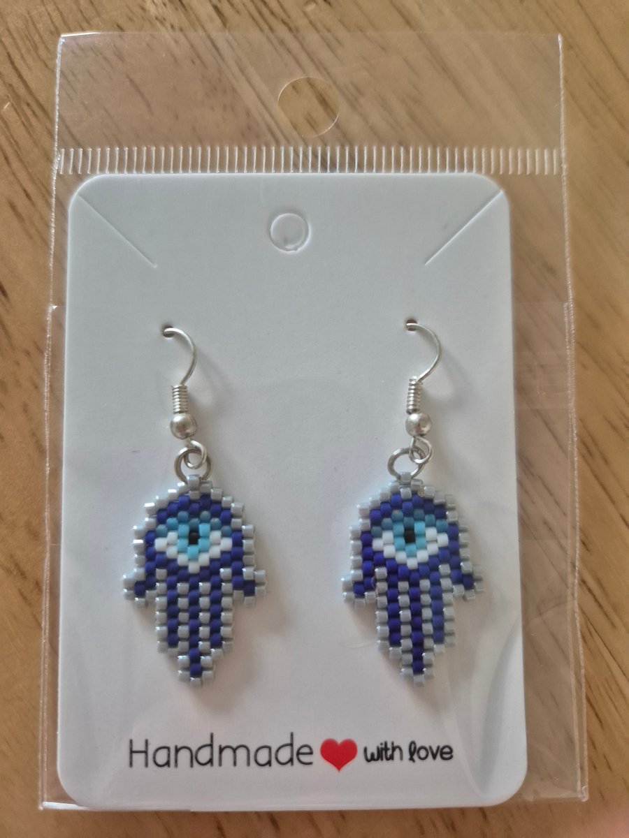Hamsa Hand Earring 