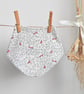 Foxes and Leaves Print Baby Bib Bandana Style