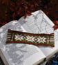 Fair Isle Bookmark, Hand knitted, 100% Shetland Wool - Image 3