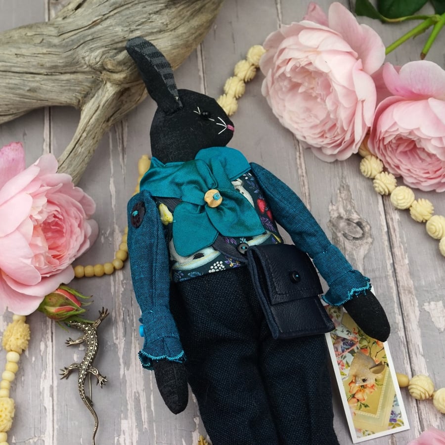 Cody, A Midnight Bunny Gentleman in Liberty Lawn