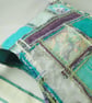 Silk, velvet and mixed textiles cross body bag  - Image 5
