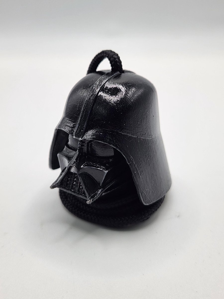 Darth Vader Rear View Mirror Charm 3D Printed Hand-Painted Car Accessory