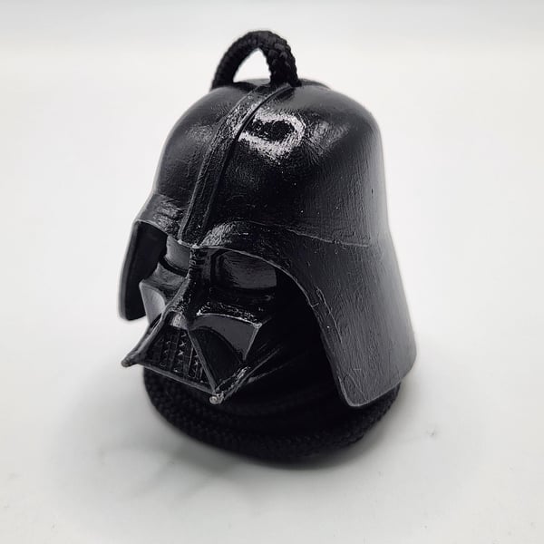 Darth Vader Rear View Mirror Charm 3D Printed Hand-Painted Car Accessory