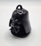 Darth Vader Rear View Mirror Charm 3D Printed Hand-Painted Car Accessory
