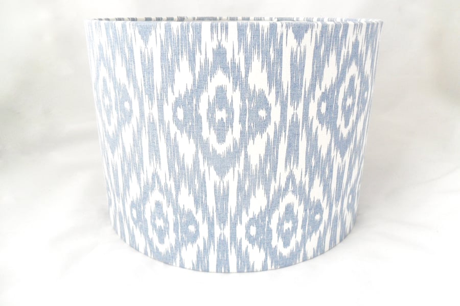 Contemporary blue lampshade