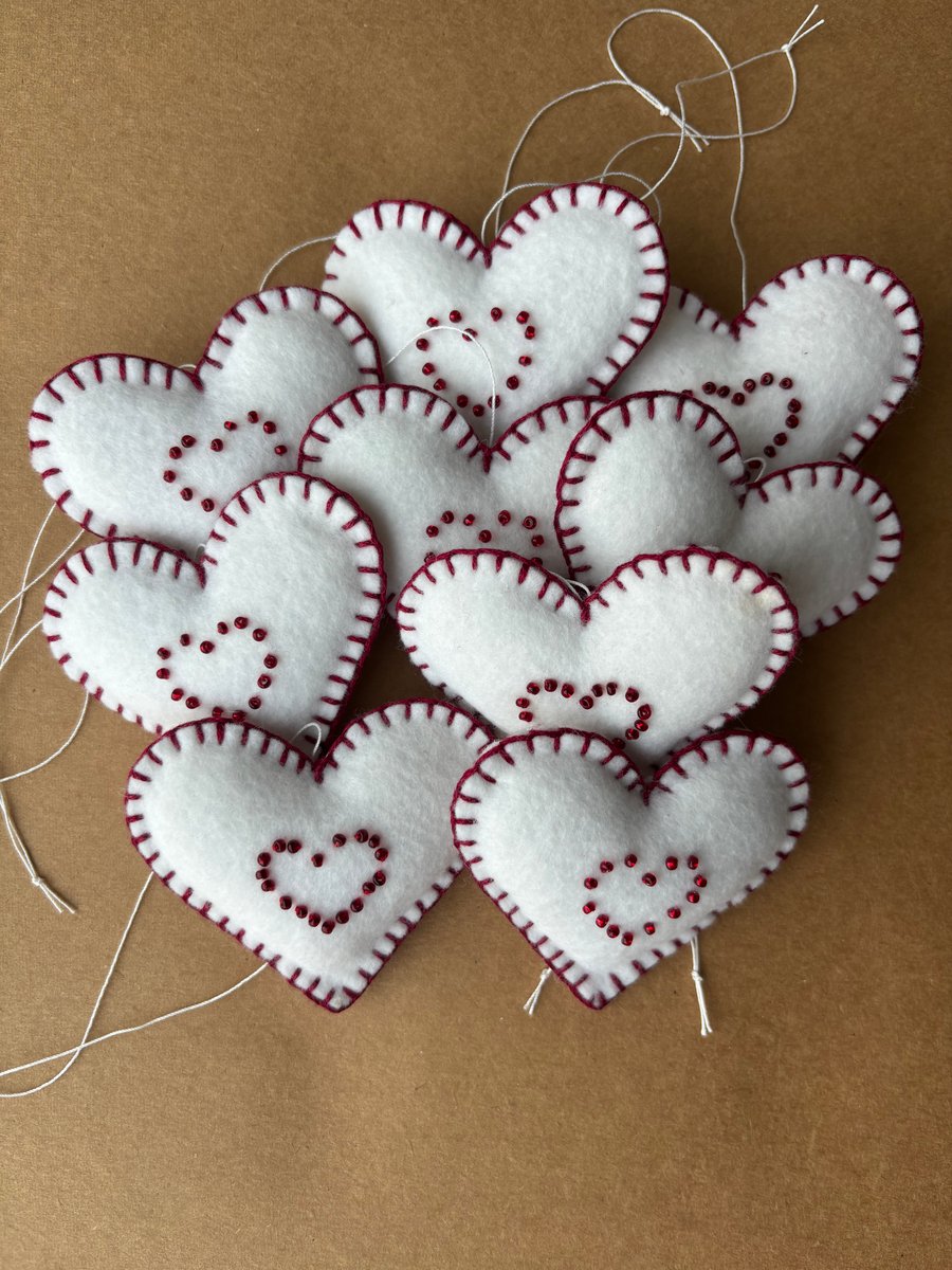 Felt Heart decoration