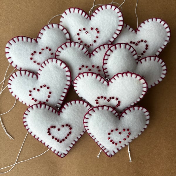 Felt Heart decoration