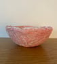 Trinket dish made from recycled paper mache. Bonbon dish for valentine