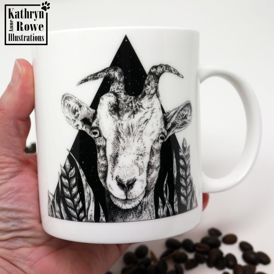 Goat, Goat Mug, Goat Decoration, Goat lover gift, Farm Animal Gift, Goat Breed, 