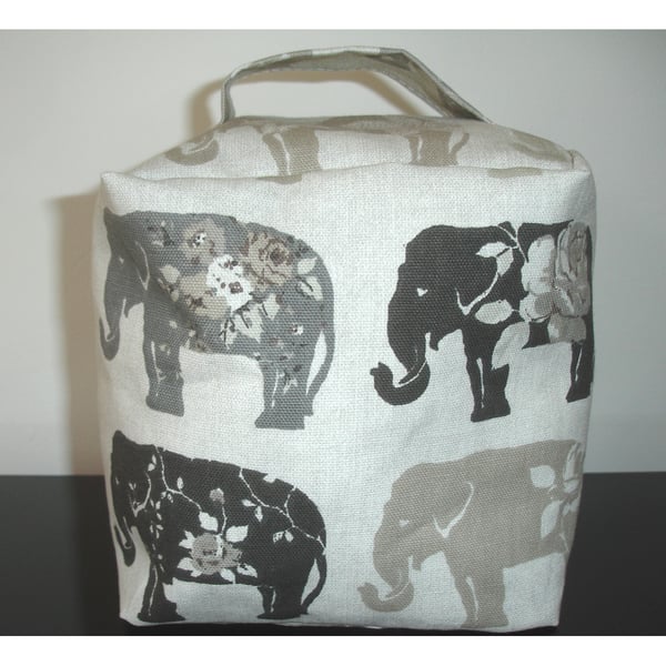 Door Stop Grey Elephants