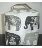 Door Stop Grey Elephants Unfilled - Image 1