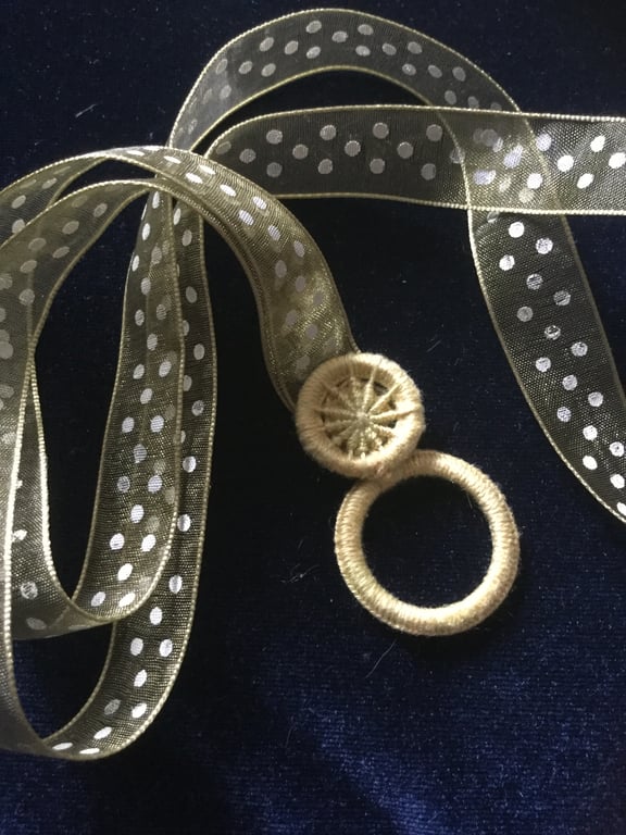 Dorset Button Reading Glasses Holder, Straw