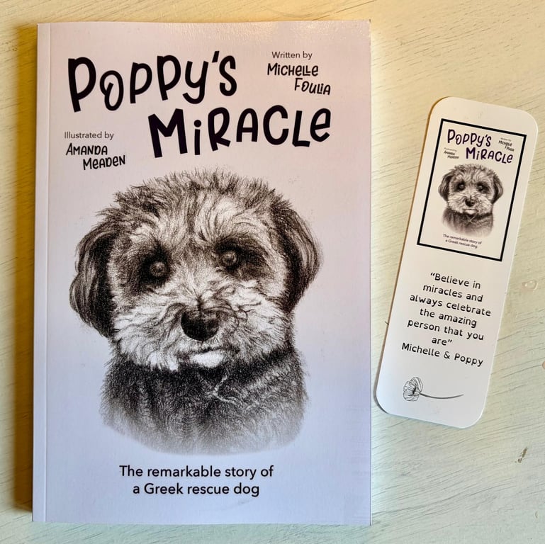 Poppy's Miracle Children's book & journal for 8-12yrs. Signed & personalised