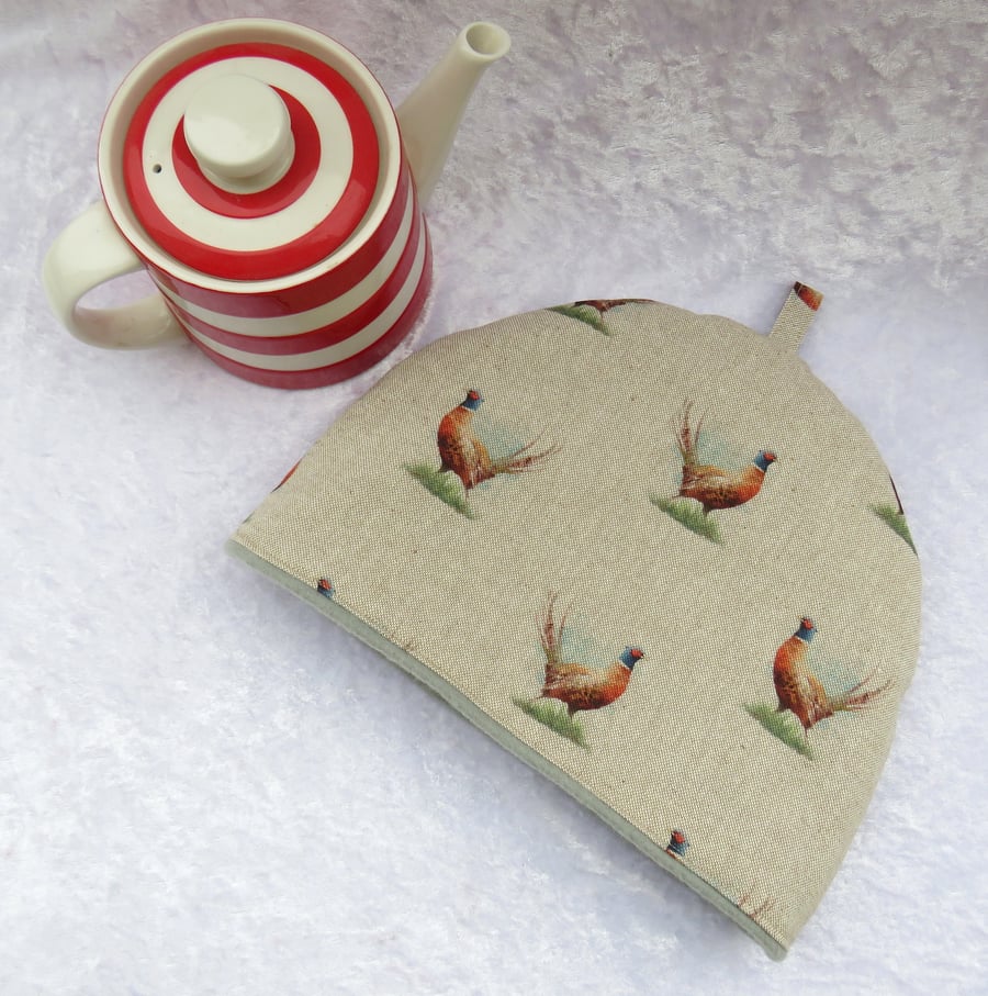   Tea cosy, to fit a 3 cup teapot, pheasant