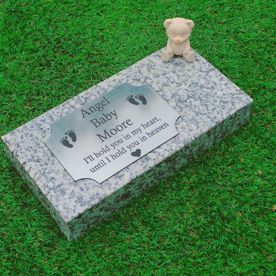  Baby Memorial Grave Plaque Grave stone Infant Cemetery Plaque Grave Memorial 