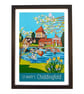 Chiddingfold St Mary's travel poster print by Susie West - Image 1