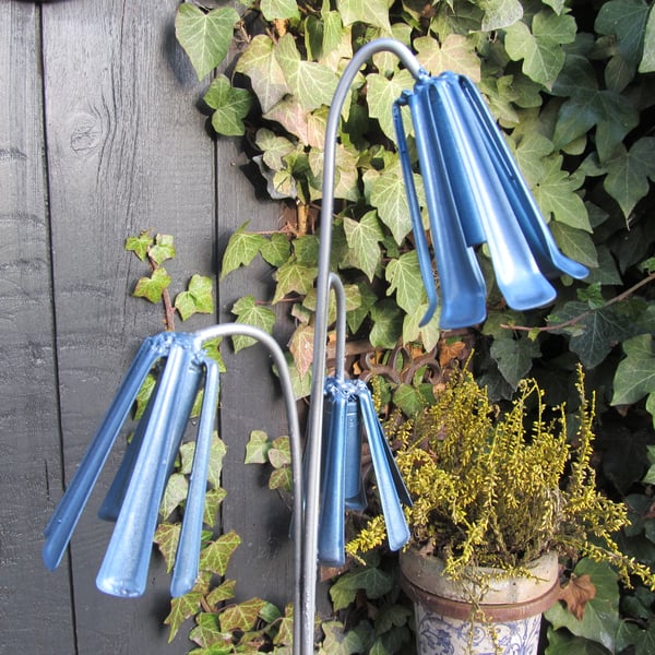 Mother's Day Gift - Metal Bluebells Garden Ornament