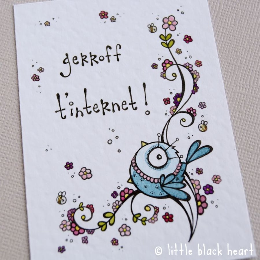 gerroff tinternet - original aceo