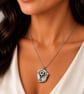 Fracture & Bloom Fine Silver Neckalce