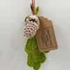 Acorn and Oak Leaf Crochet Hanger 