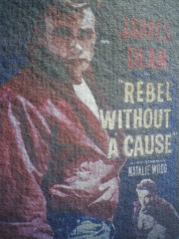 James Dean 1955 A4 unframed, mounted, free hook & easel, free shipping, 6689, .