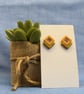 Geometric Stud Earrings - Image 3