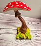 "The Toadstool of Tales” – Fantasy Mushroom Sculpture