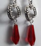 Red Disc & Silver Fangs Pendant  - Image 7