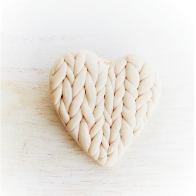 Sweater Days  Brooch Cream Colour