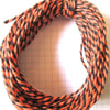 10mts of Cotton bakers twine Orange and Black Hallowe'en