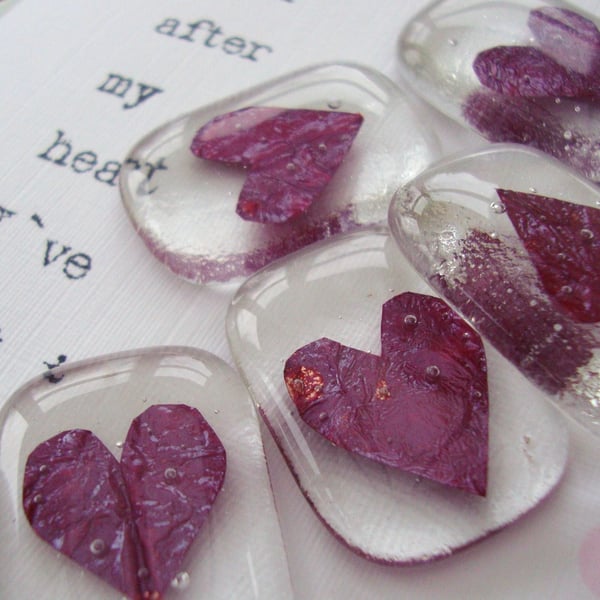  fused glass wedding favours