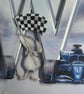 Handmade Racing Car Winner Shadow Box - Image 2
