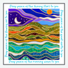 DEEP PEACE, GAELIC BLESSING BLANK GREETINGS CARD