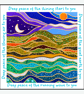 DEEP PEACE, GAELIC BLESSING BLANK GREETINGS CARD