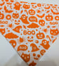 Handmade Halloween Doggy Bandana size L