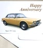 Jaguar XJ-C 1977 - Birthday, Anniversary, Retirement or Plain Cards - Image 2