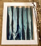 Cyanolumen Feather Print