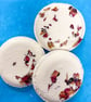 Rose geranium and patchouli bath bomb - Image 1