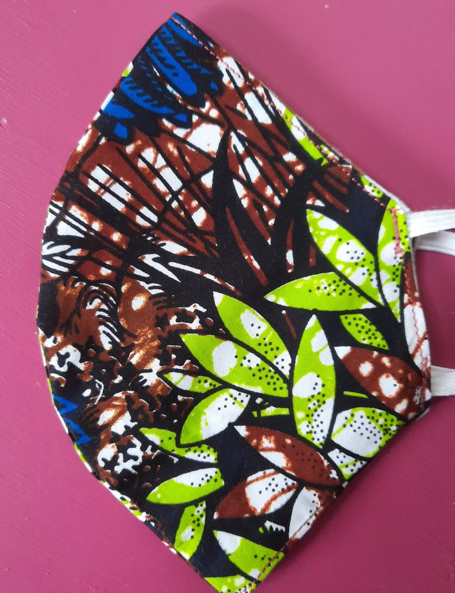Funky and Bright Cotton Reusable Facemask 