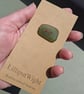 Large green sea glass button - Image 1