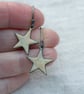 Enamel Star Dangly Earrings - Image 8