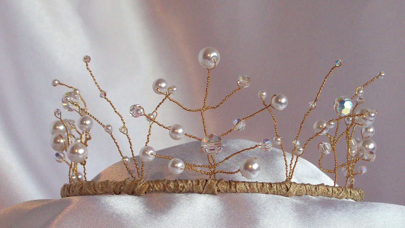 Twisted Swarovski Crystal Tiara