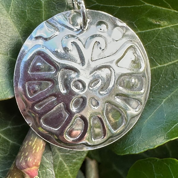 Butterfly sterling silver pendant
