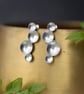 Sterling Silver Circle Earrings - Image 2