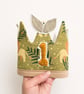 Personalised First Birthday Crown & Name Bunting Set - Safari Jungle Theme - Image 6