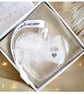 Nan Memorial Feather Bauble, In Memory of Nan, Heart Glass Christmas Ornament, R - Image 10