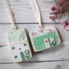 Little Spring House Hanging Decorations Set of Two