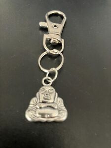 buddha keyring bag charm zip puller swivel clip on key chain lanyard